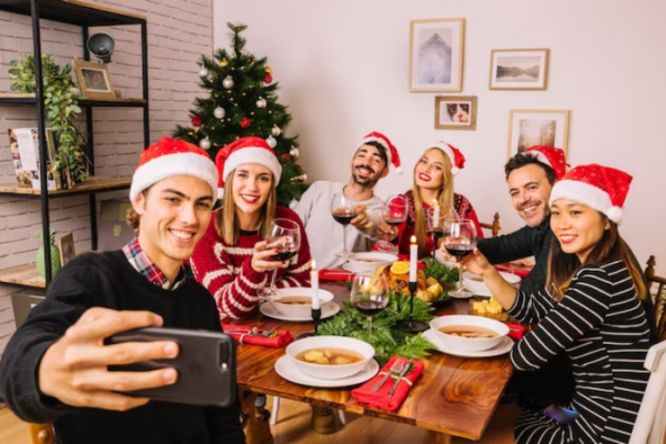 voeux de noel à des amis