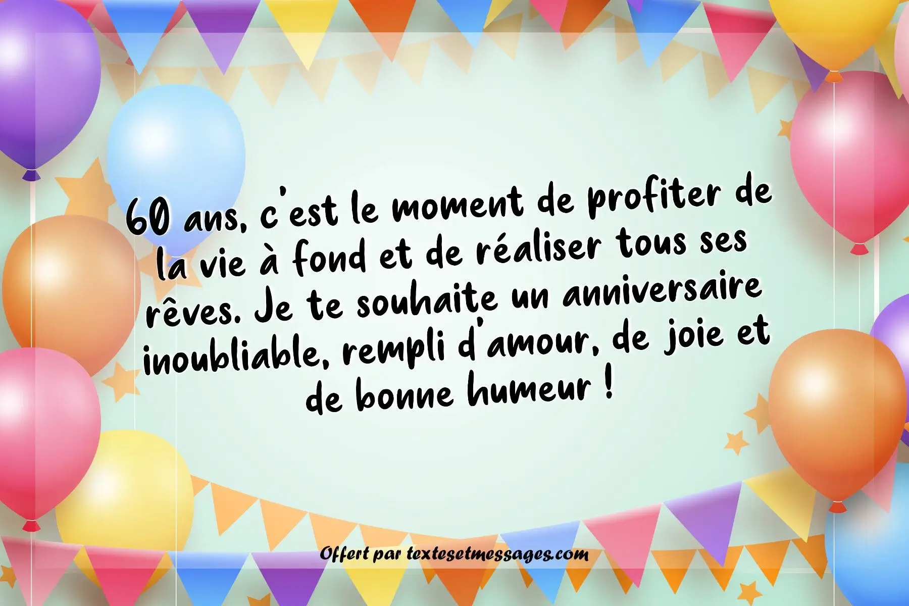 Idées originales pour anniversaire 60 ans - découvrez des messages touchants et drôles à partager pour célébrer cet événement marquant avec humour et émotion.